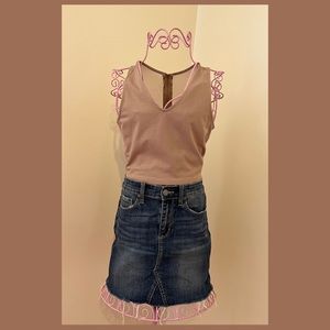 Charlotte Russe Tank top with a Mesh back